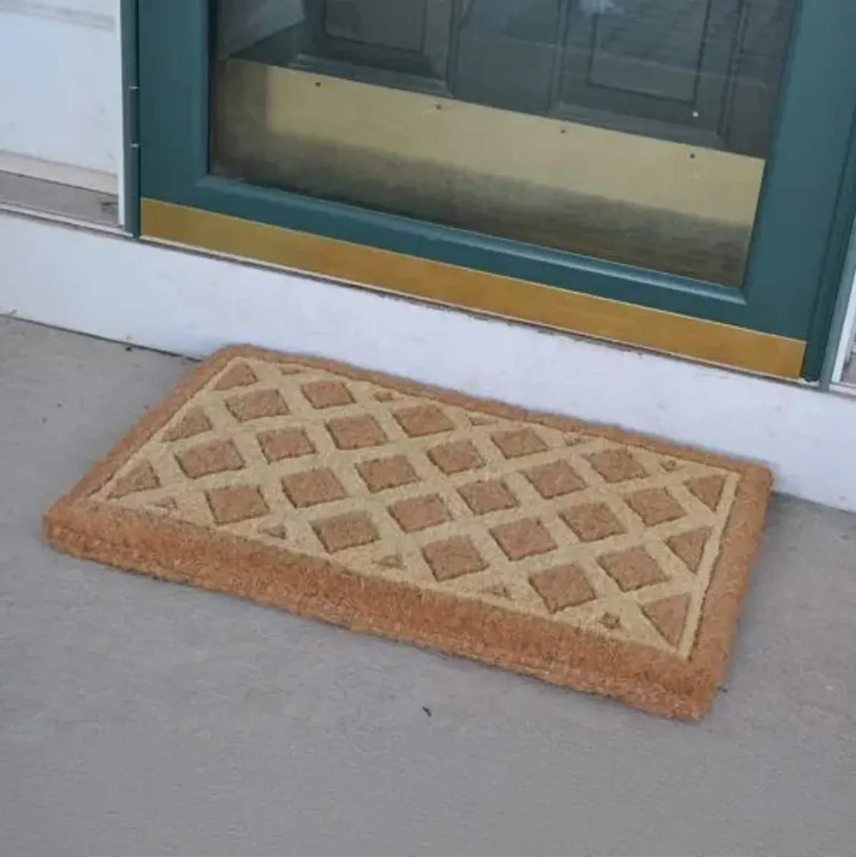 Diamonds Doormat - Brown