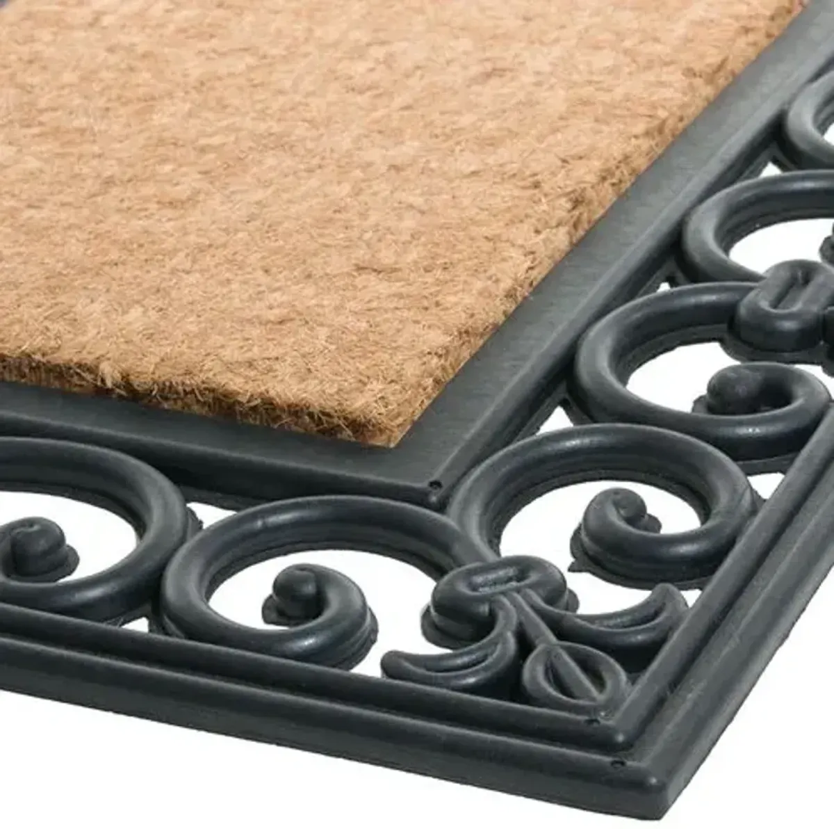 Country Rectangle Doormat - Brown