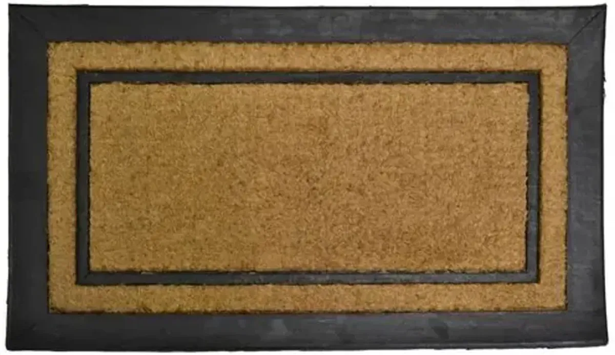 York Rectangle Doormat - Brown