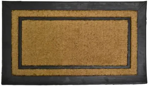 York Rectangle Doormat - Brown
