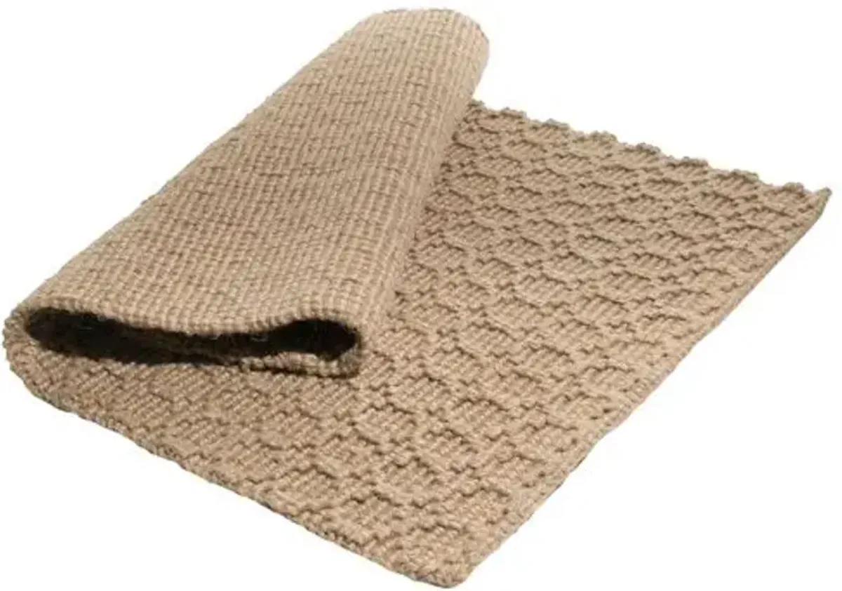 Natural Beehive Doormat - Brown