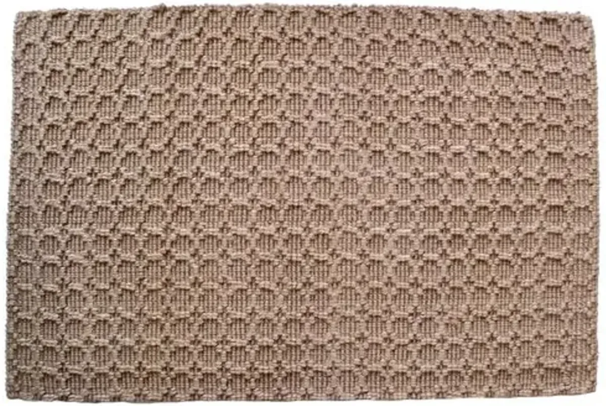 Natural Beehive Doormat - Brown