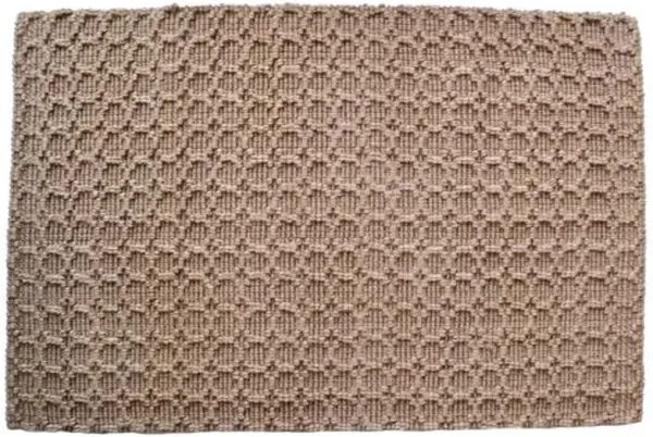 Natural Beehive Doormat - Brown