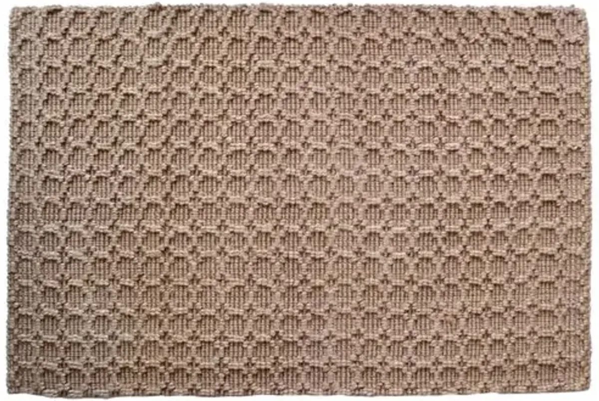 Natural Beehive Doormat - Brown