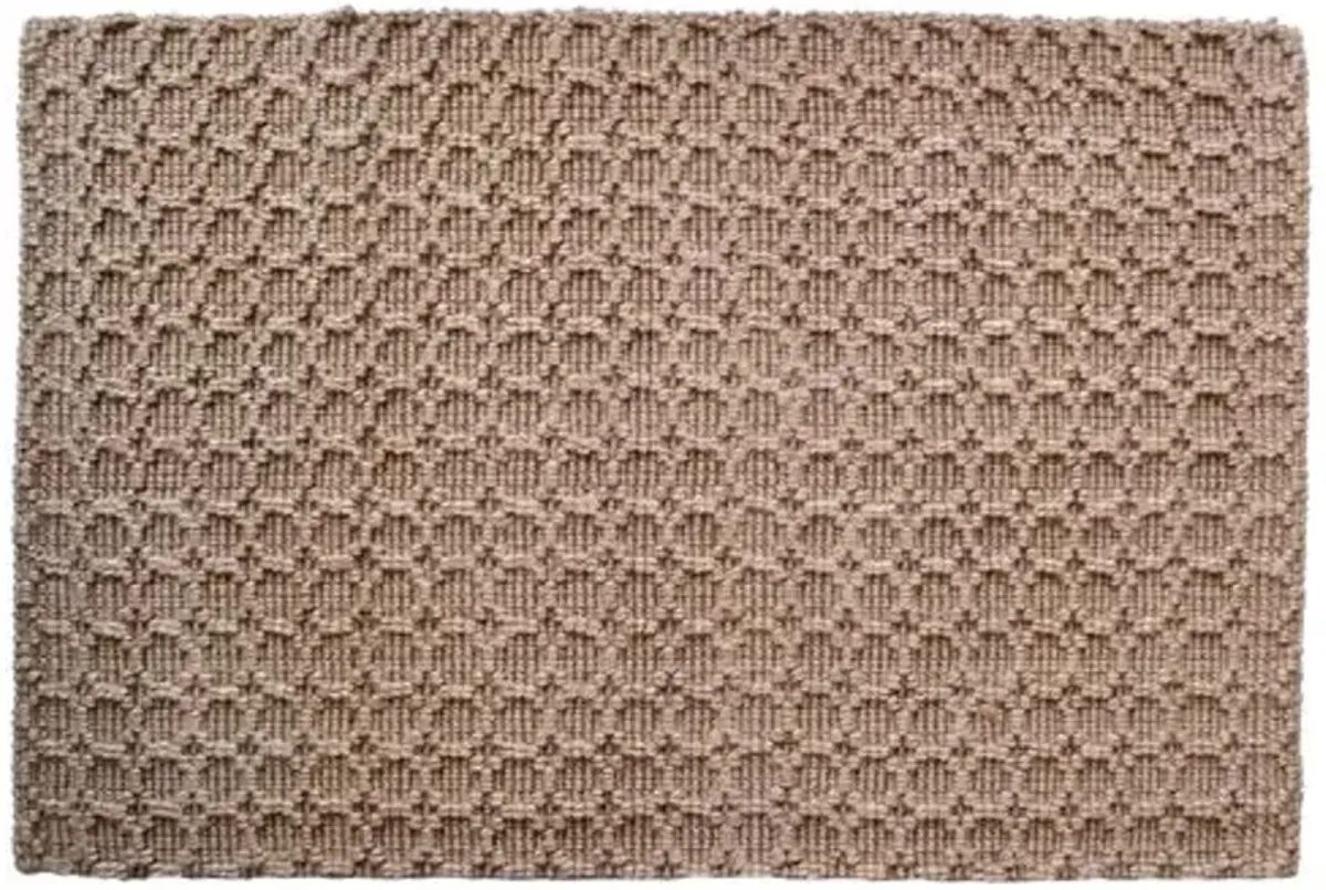 Natural Beehive Doormat - Brown