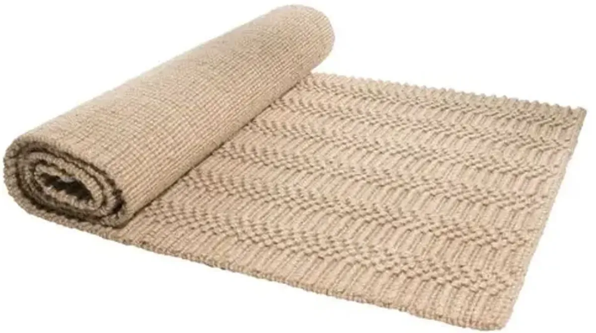 Natural Waves Doormat - Brown