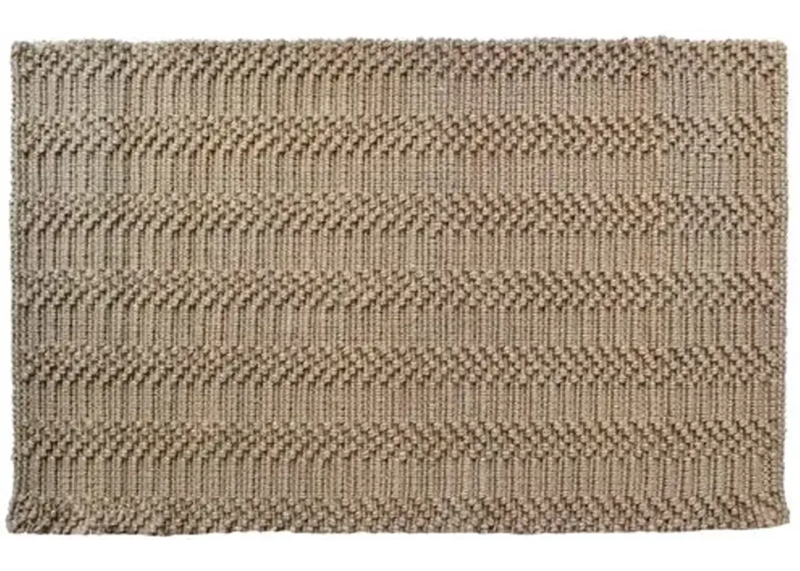 Natural Waves Doormat - Brown