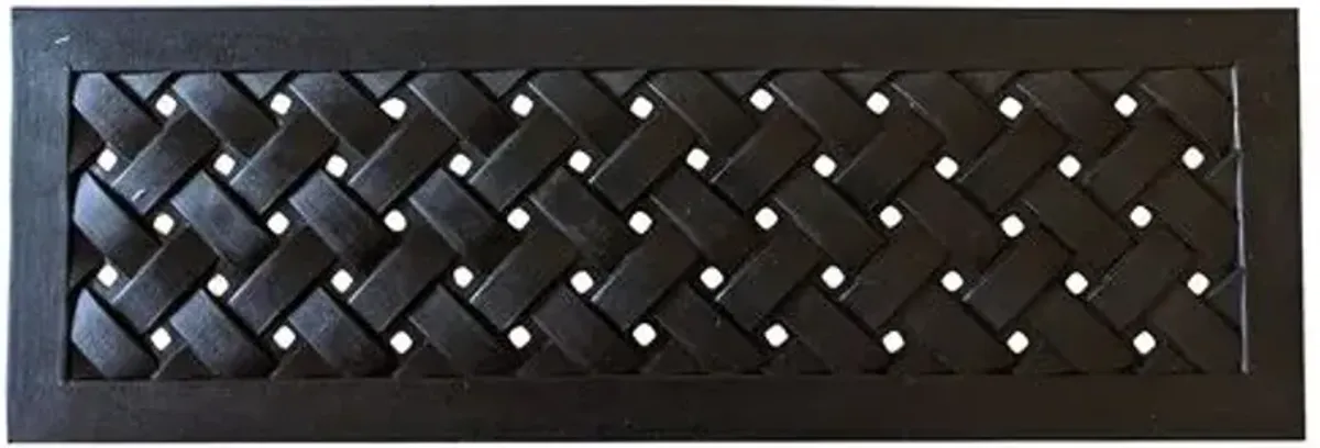 Braided Doormat - Black