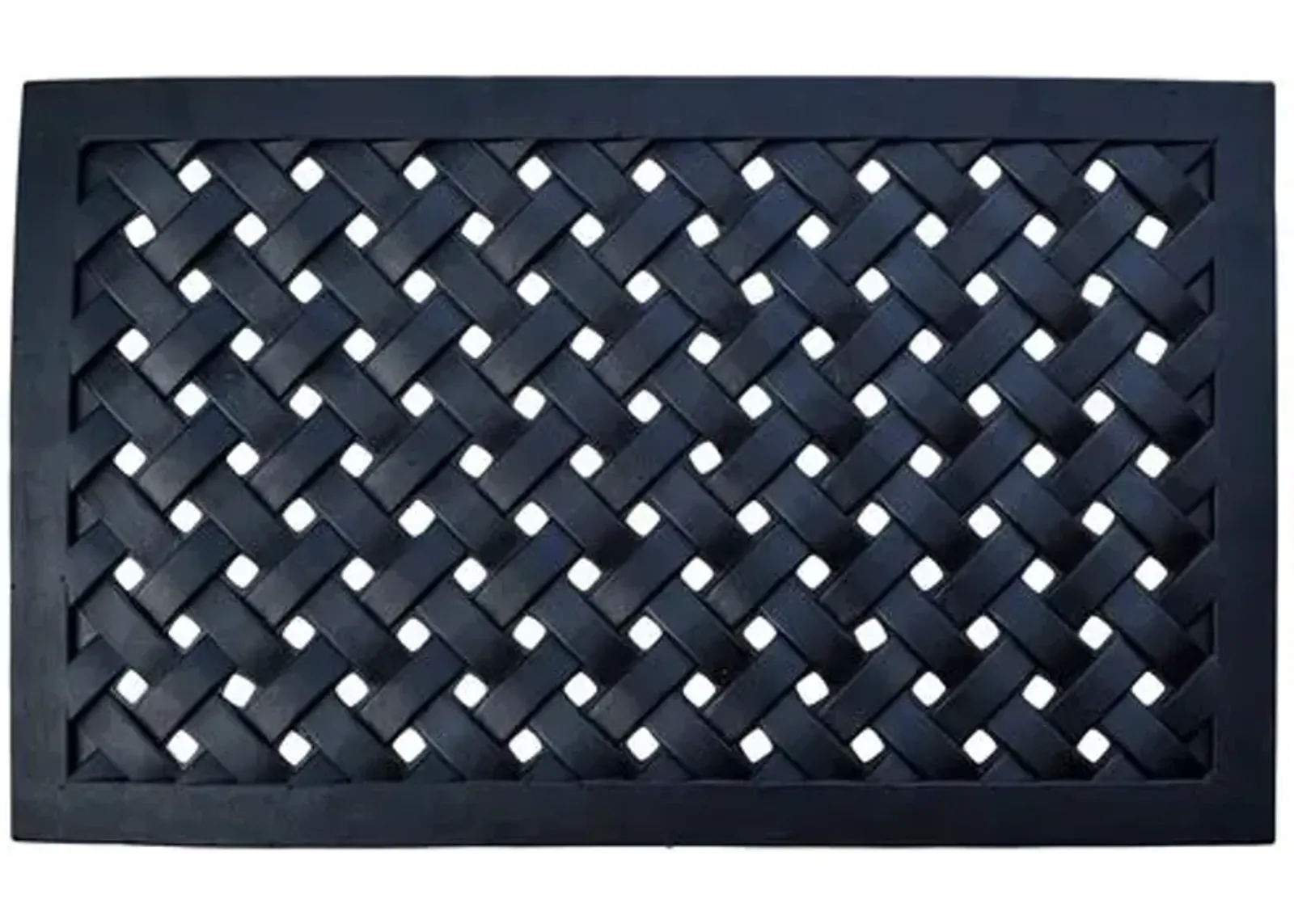 Braided Doormat - Black