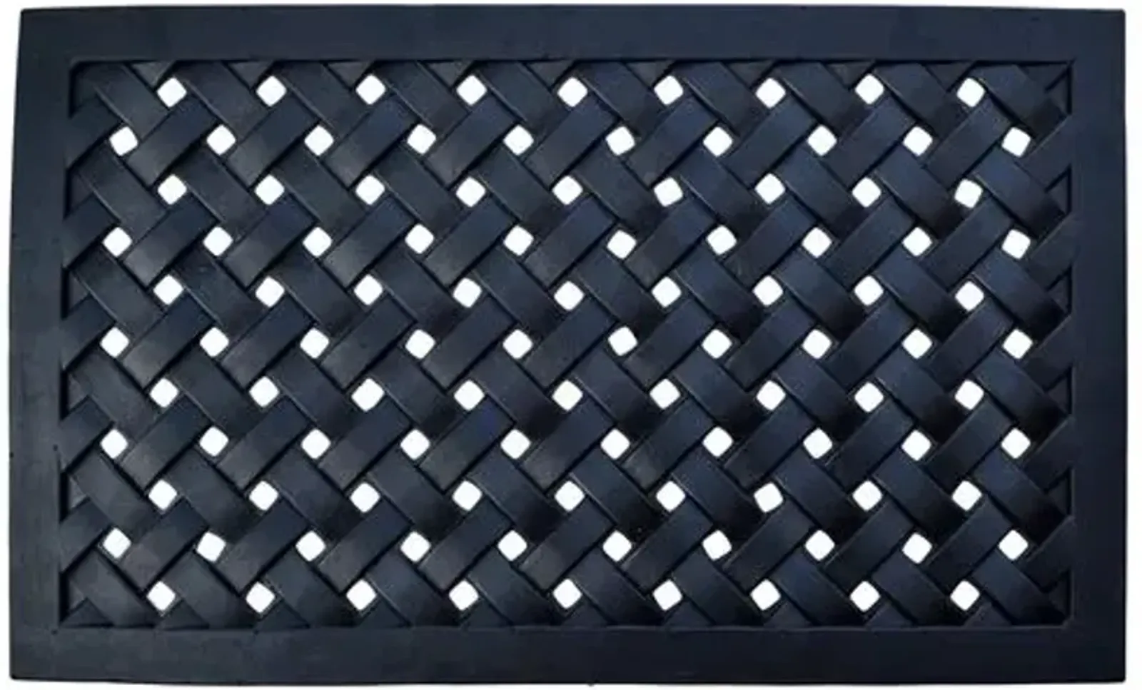 Braided Doormat - Black