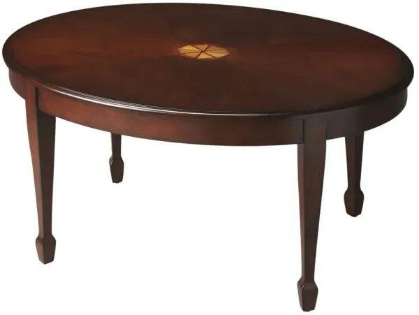 Luca Oval Wood Coffee Table