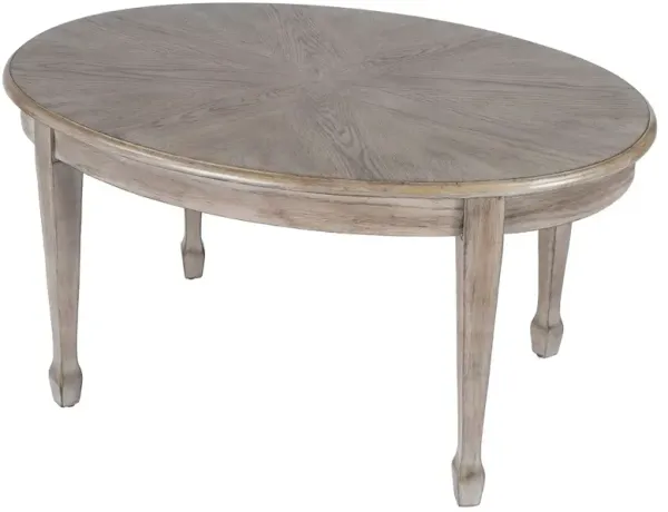 Luca Oval Wood Coffee Table