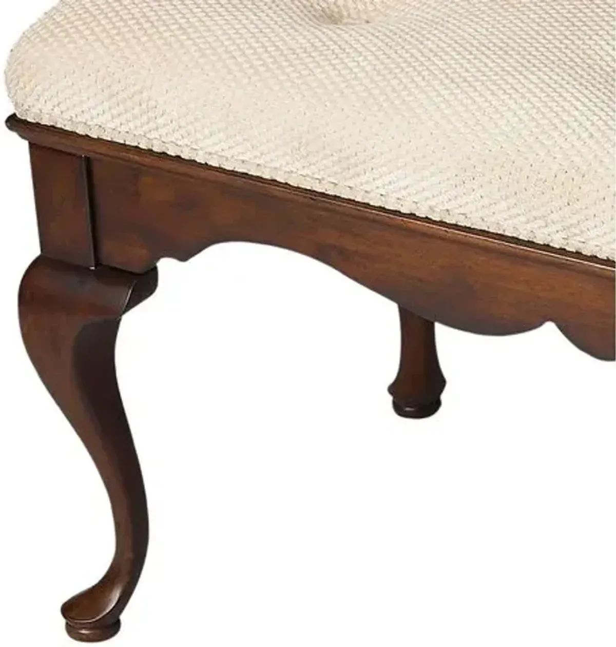 Jaxon Wooden Upholstered Bench - Brown