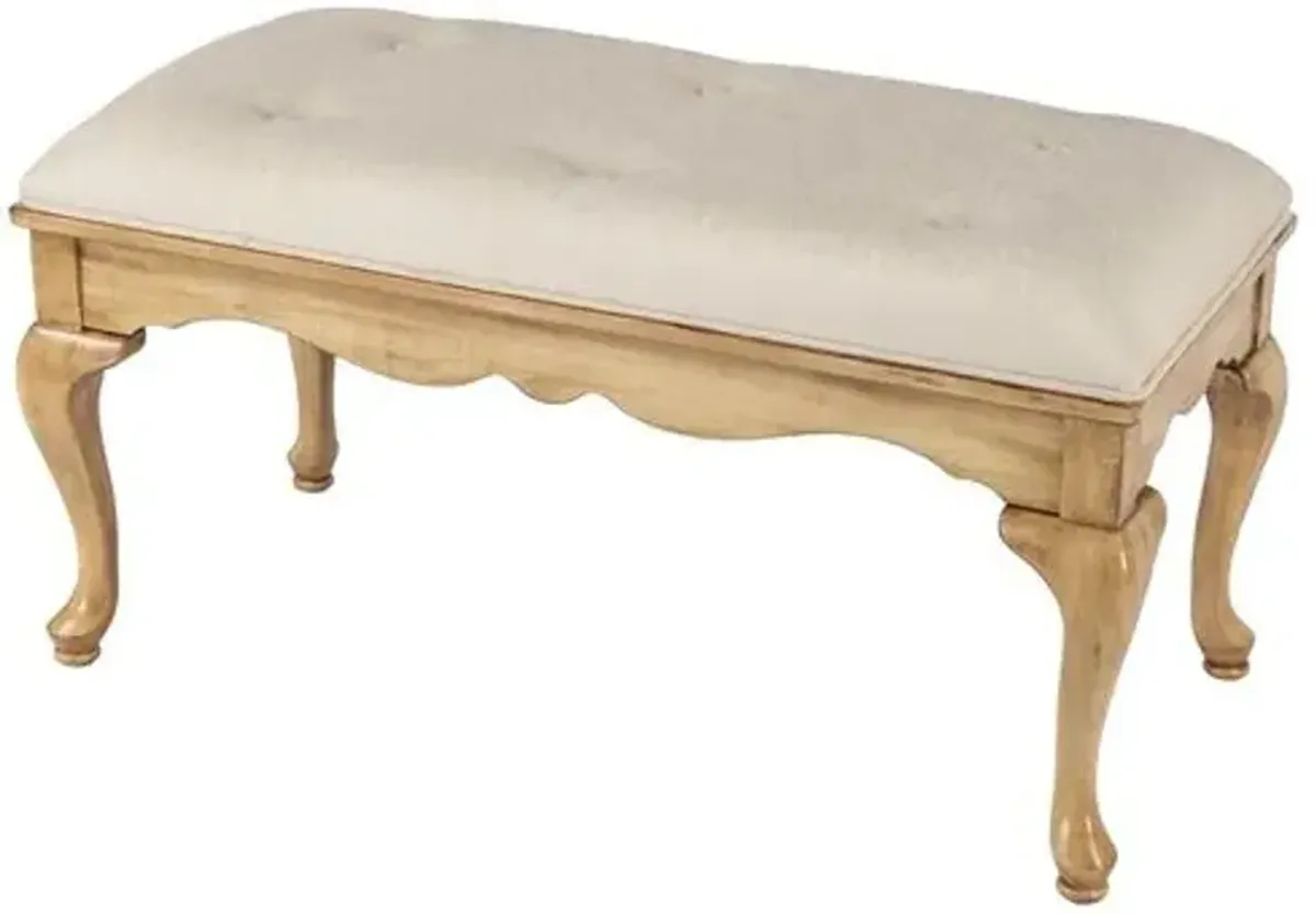 Jaxon Wooden Bench - Beige