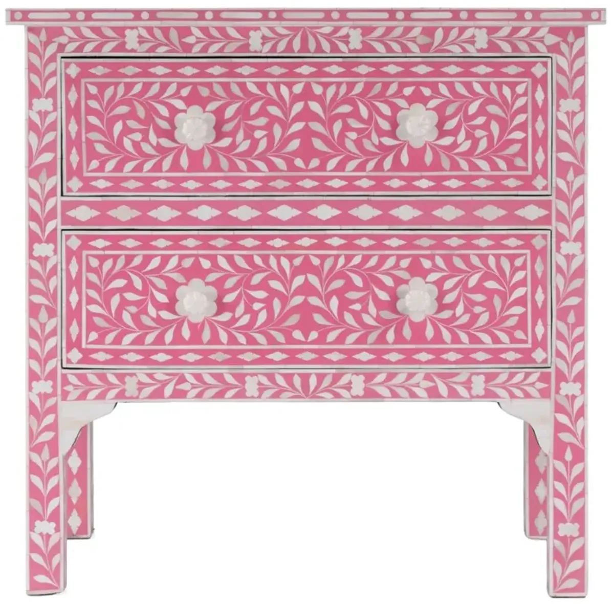 Layla Accent Chest - Pink