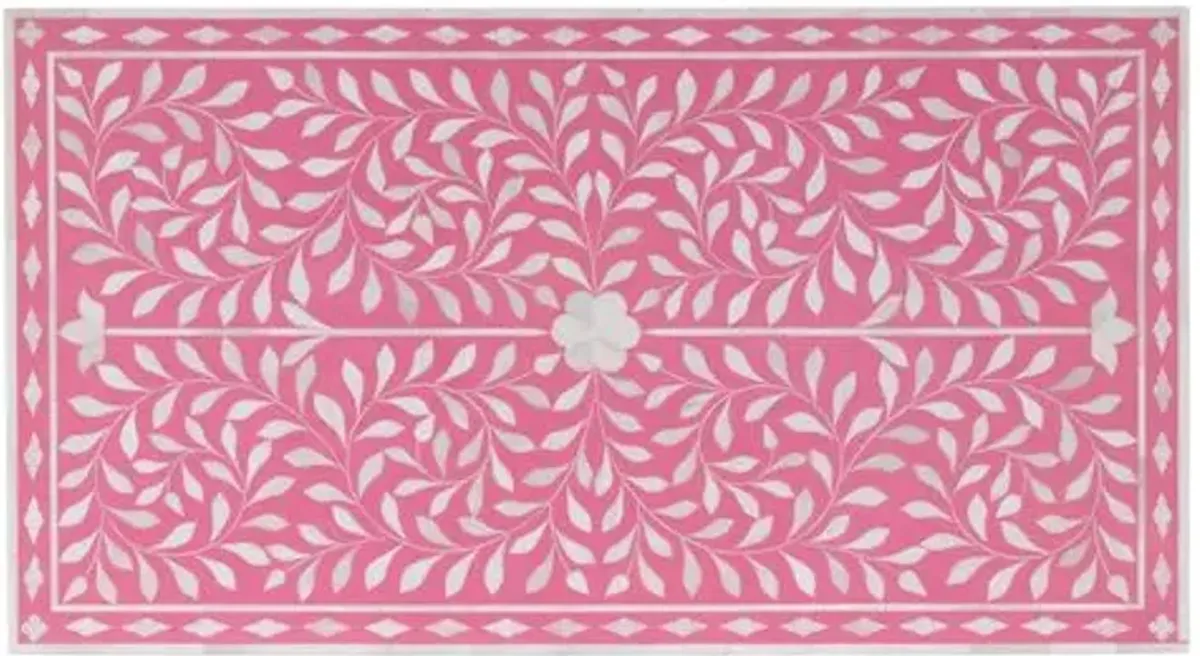 Layla Accent Chest - Pink