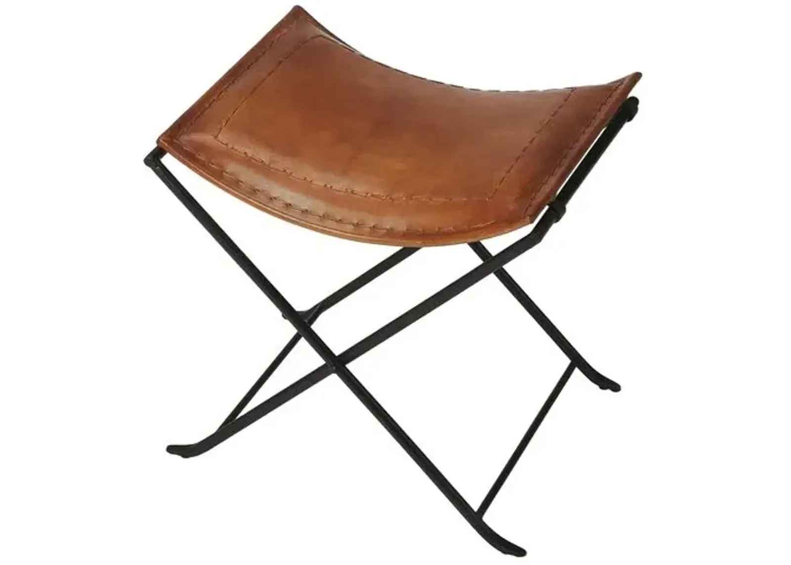 Emerson Accent Stool - Brown