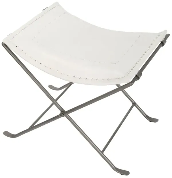 Emerson Leather Accent Stool