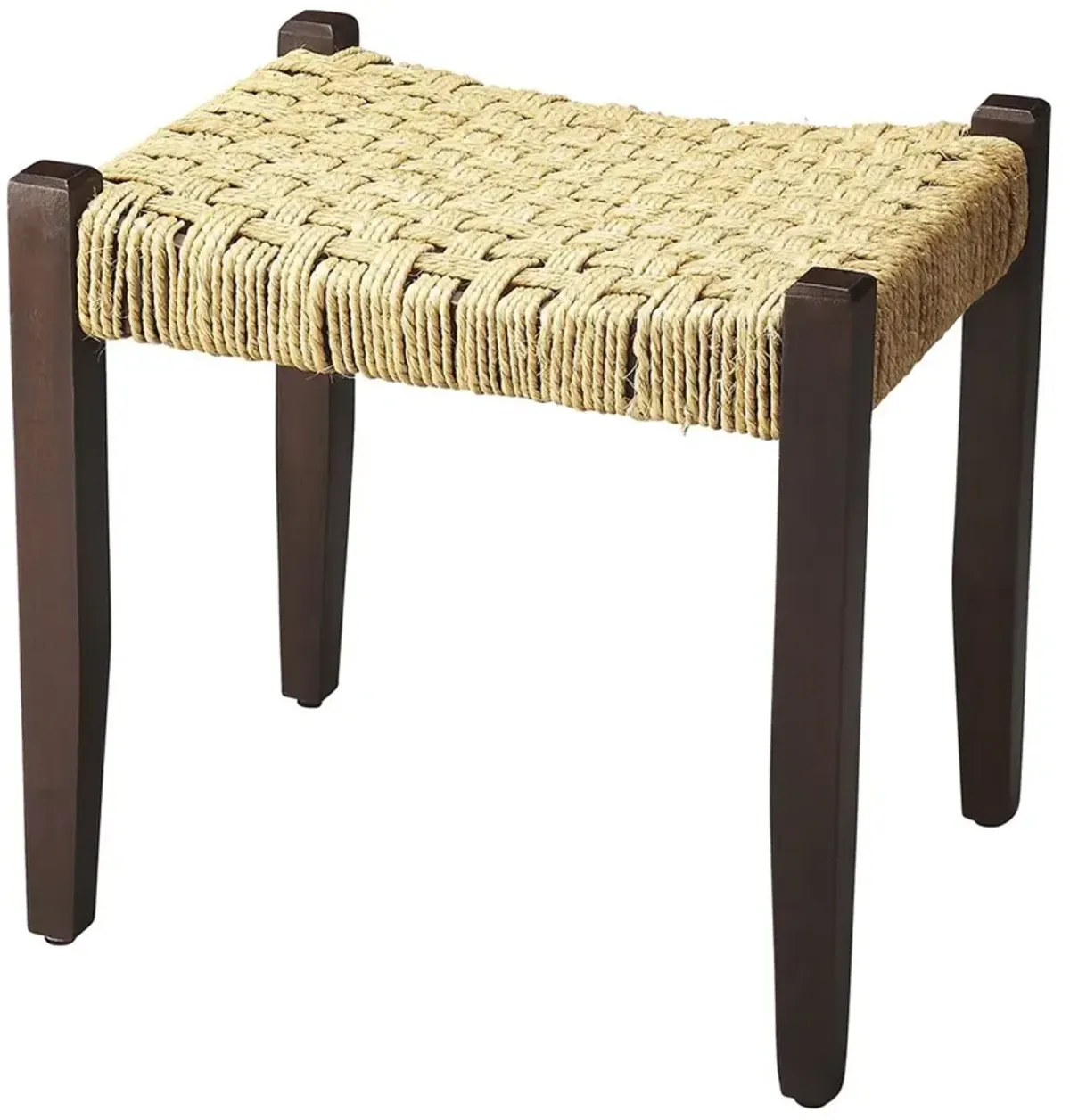 Josephine Woven Jute Accent Stool