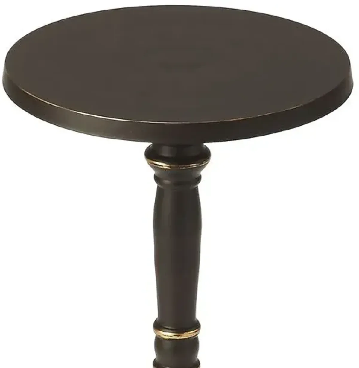 Griffin Metal Side/Drink Table - Black/Gold