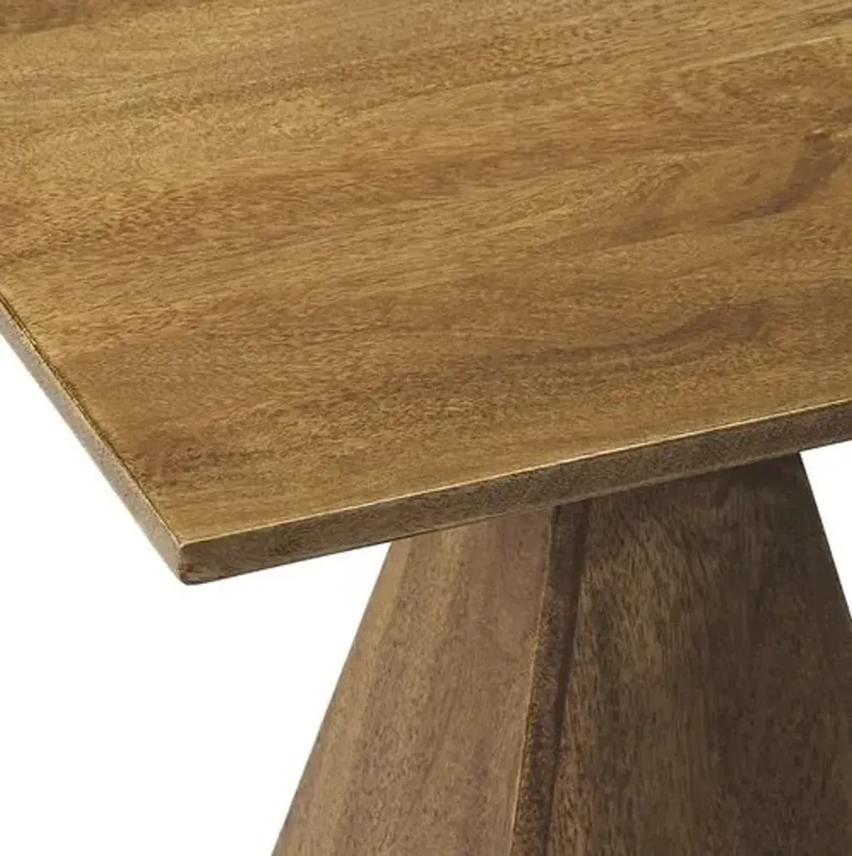 Avery Modern Wood End Table - Brown