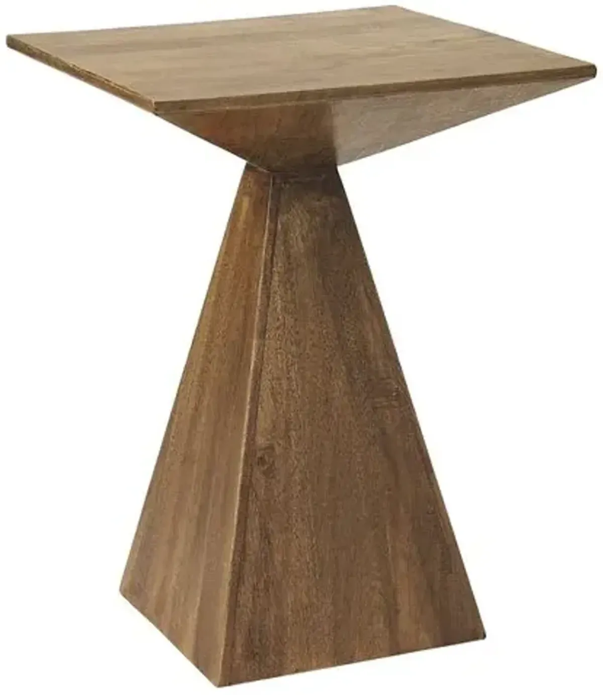 Avery Modern Wood End Table - Brown