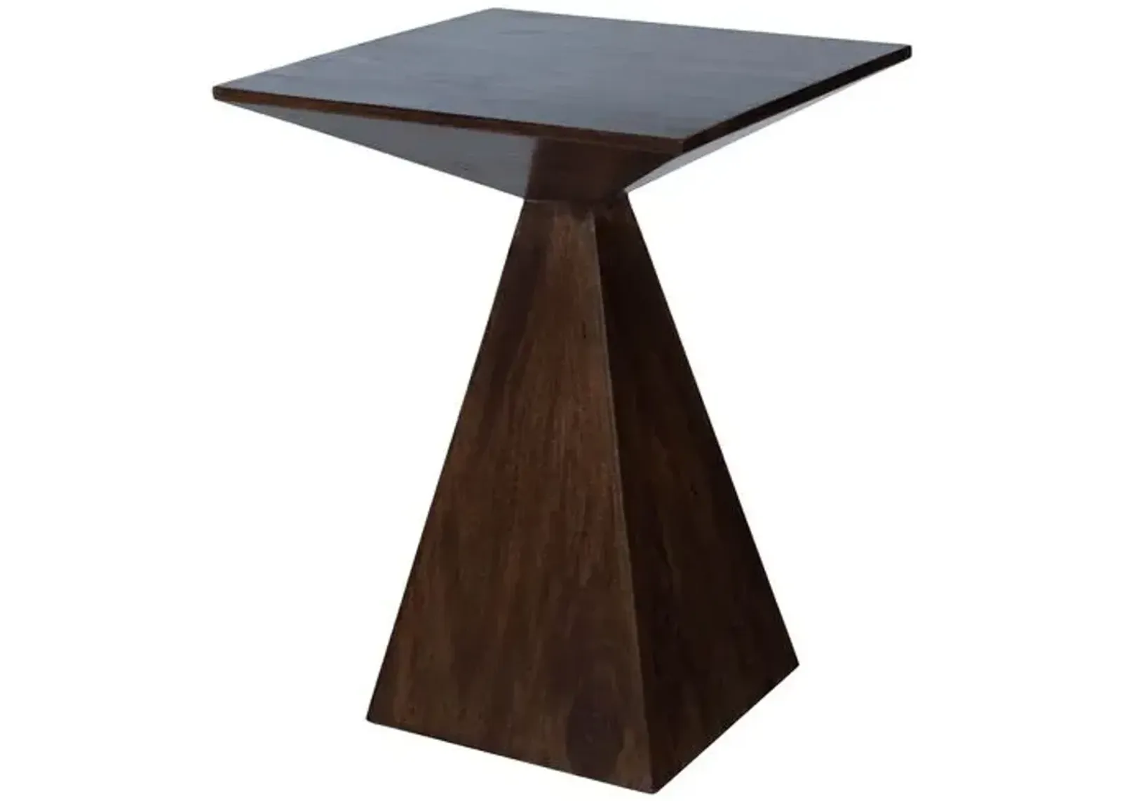 Avery Modern Wood End Table - Brown