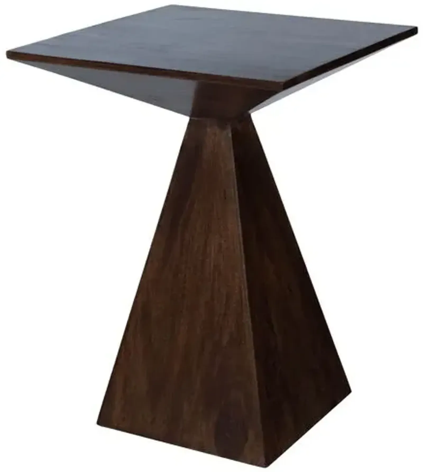 Avery Modern Wood End Table - Brown