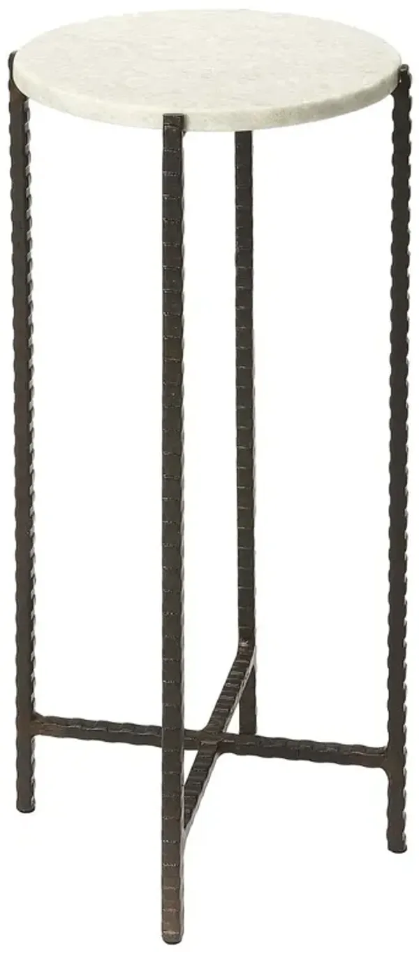 Dylan Round Marble Top Side Table