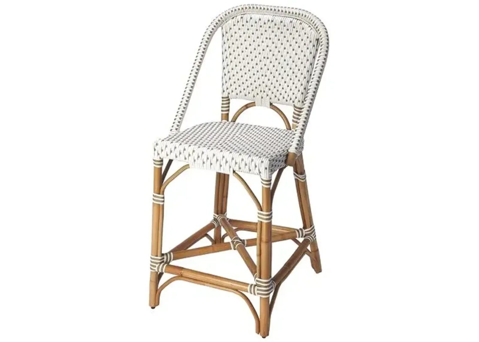 Callie Rattan 25" Counter Stool