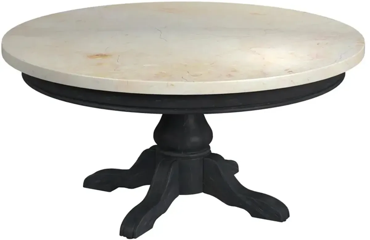 Liam Round Marble Top Coffee Table
