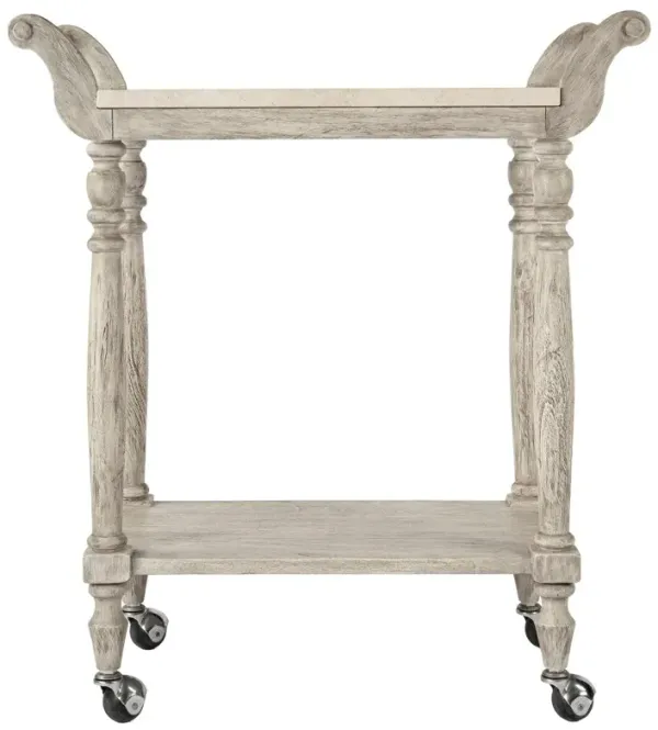 Liam Marble Top Bar Cart