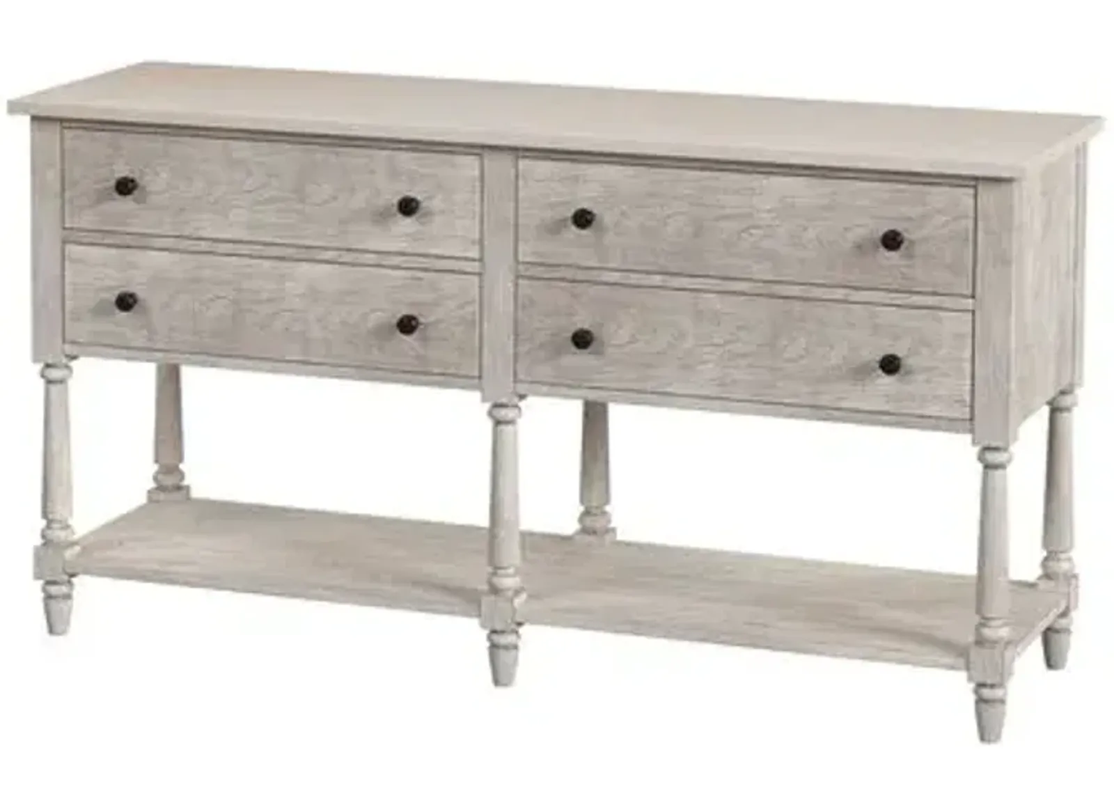 Liam Marble Top Sideboard - Gray