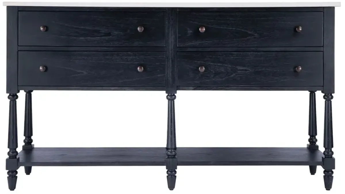Liam Marble Top Sideboard