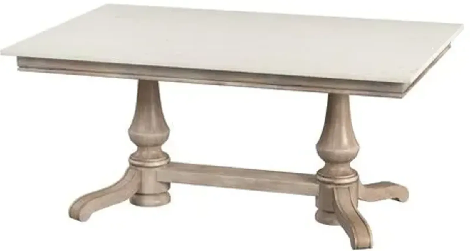 Liam Rectangular Marble Dining Table - Sandalwood Beige