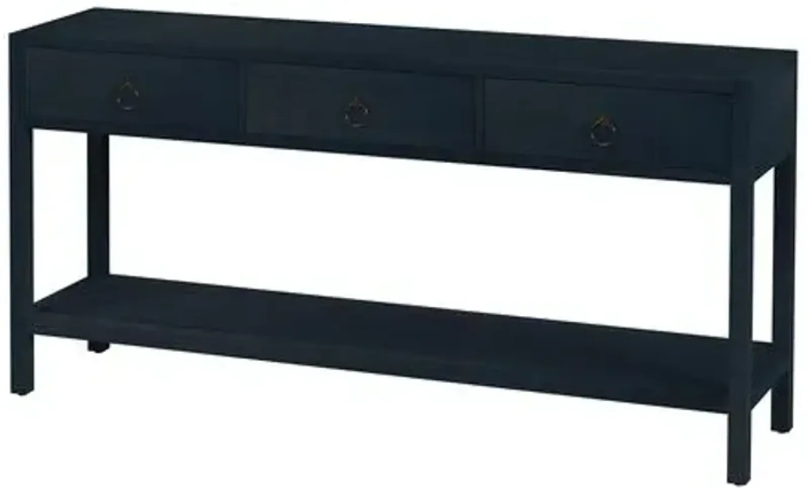 Sully 3-Drawer 65" Console Table - Blue