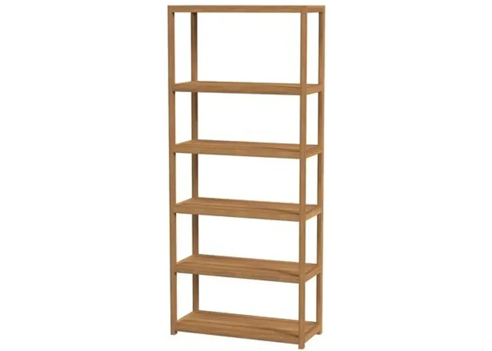 Sully Etagere Bookcase - Brown