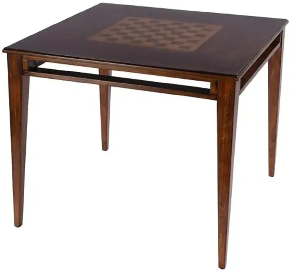 Lila 36" Square Game Table - Brown