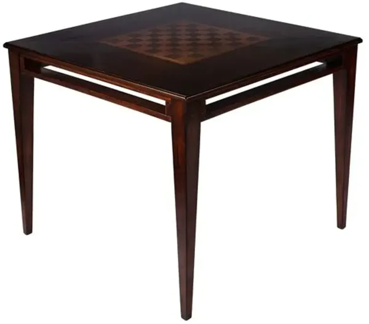 Lila 36" Square Game Table - Brown