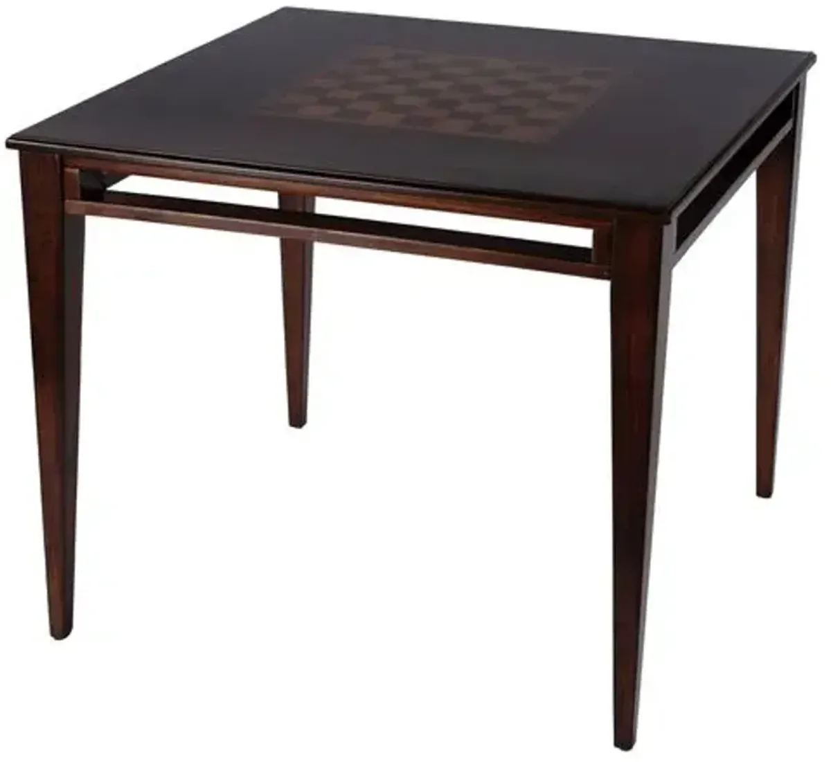 Lila 36" Square Game Table - Brown