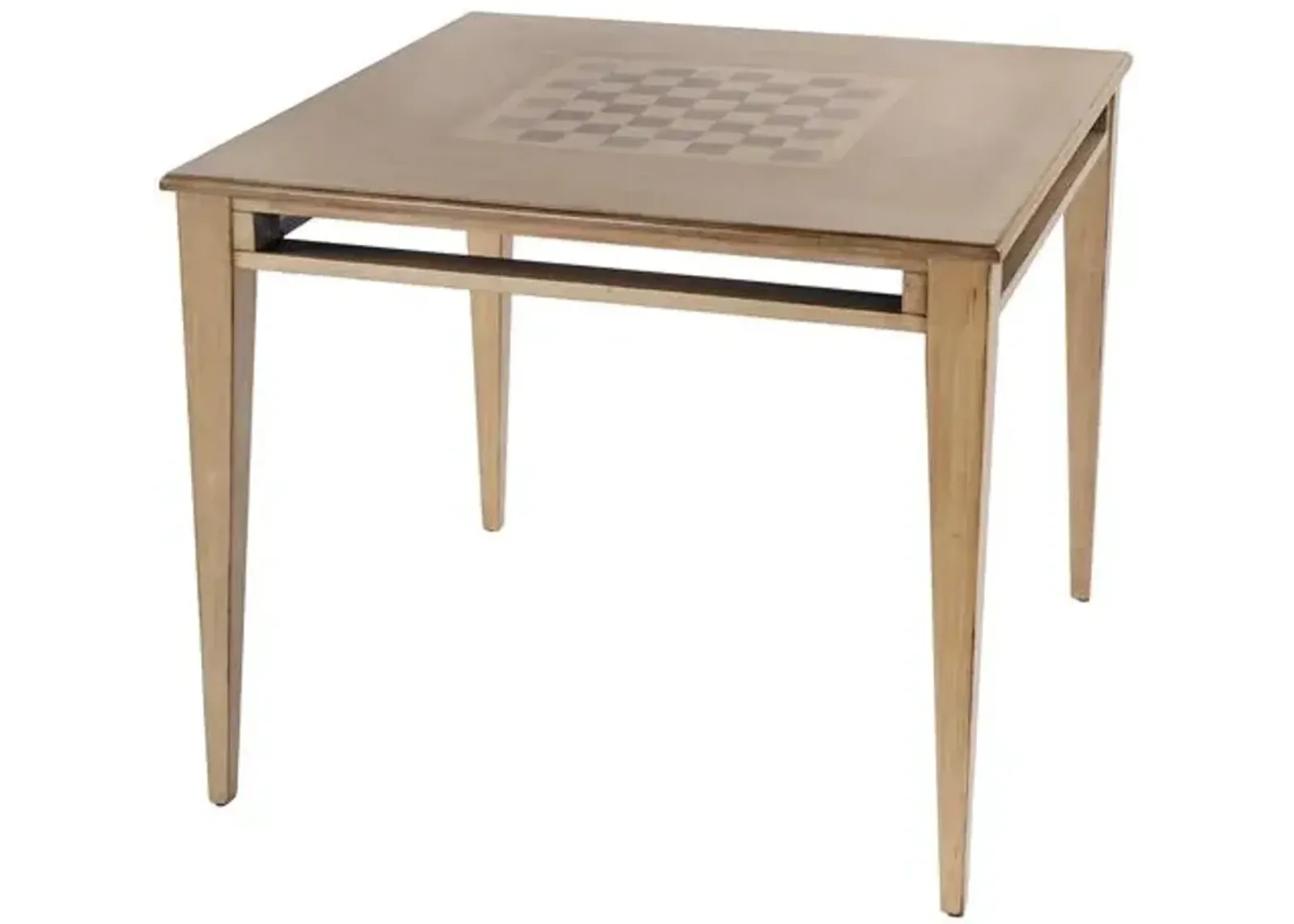 Lila 36" Square Game Table - Beige