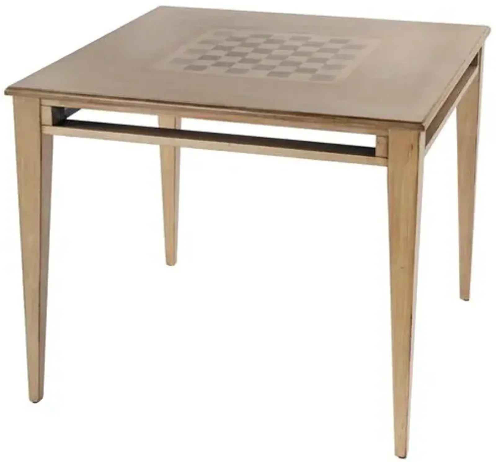 Lila 36" Square Game Table - Beige