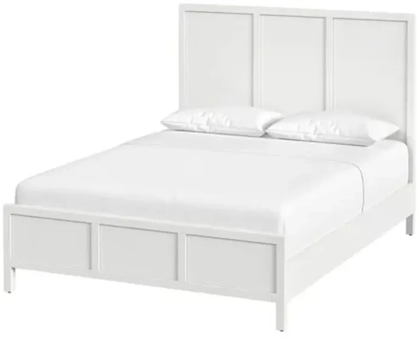 Sully Queen Size Bed - White