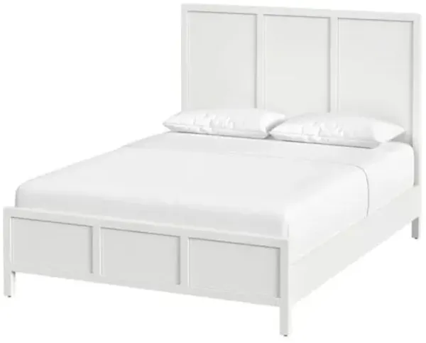 Sully Queen Size Bed - White