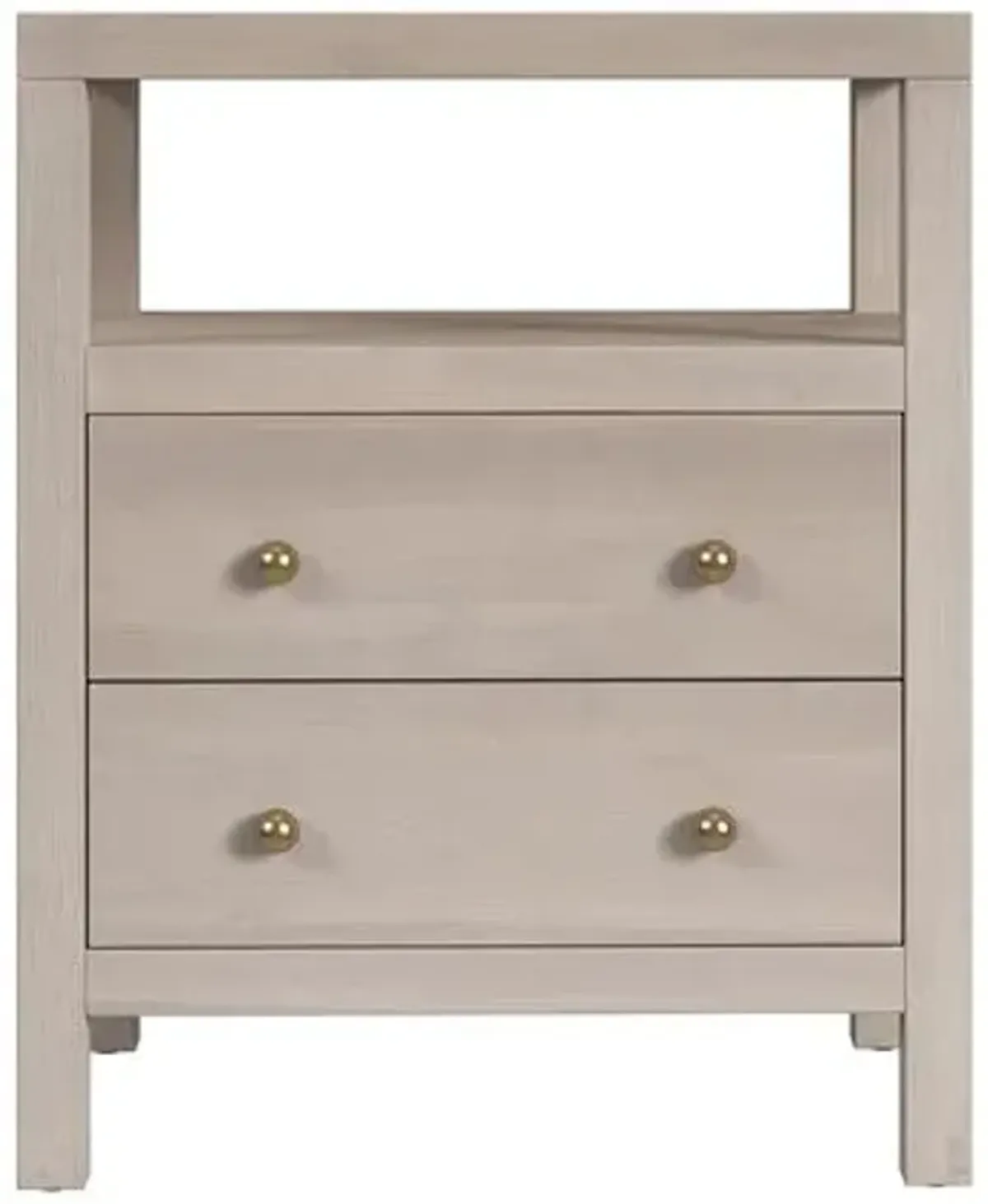 Charlie 2-Drawer Nightstand