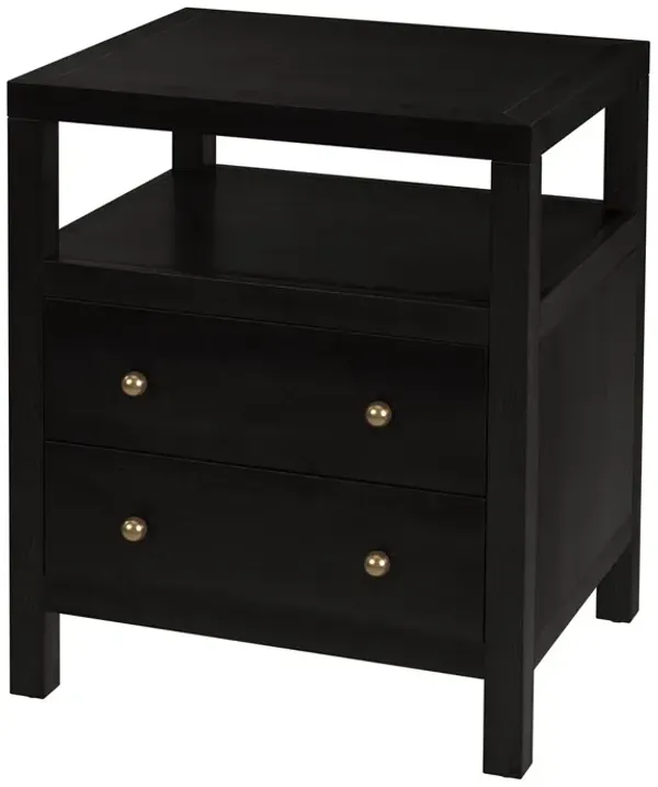 Charlie 2-Drawer Nightstand