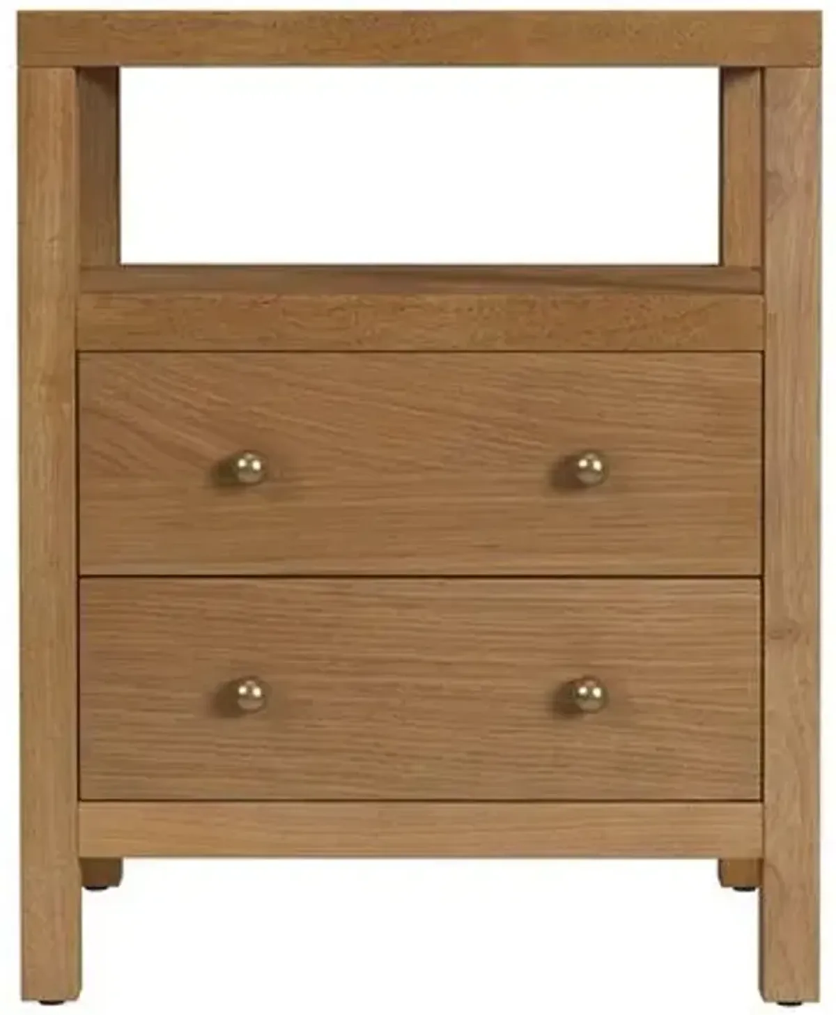 Charlie 2-Drawer Nightstand