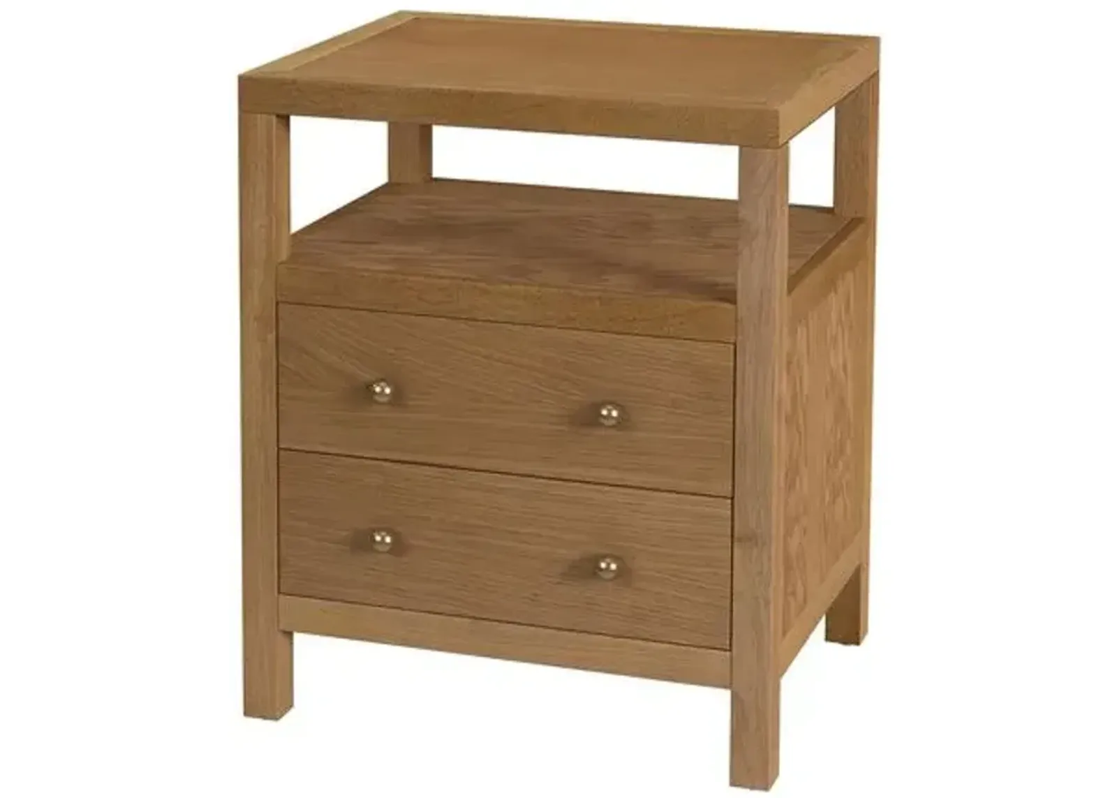 Charlie 2-Drawer Nightstand