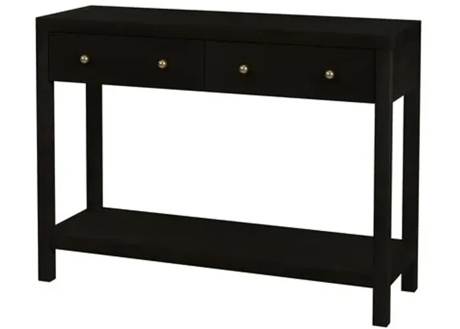 Charlie 2-Drawer Console Table - Brown