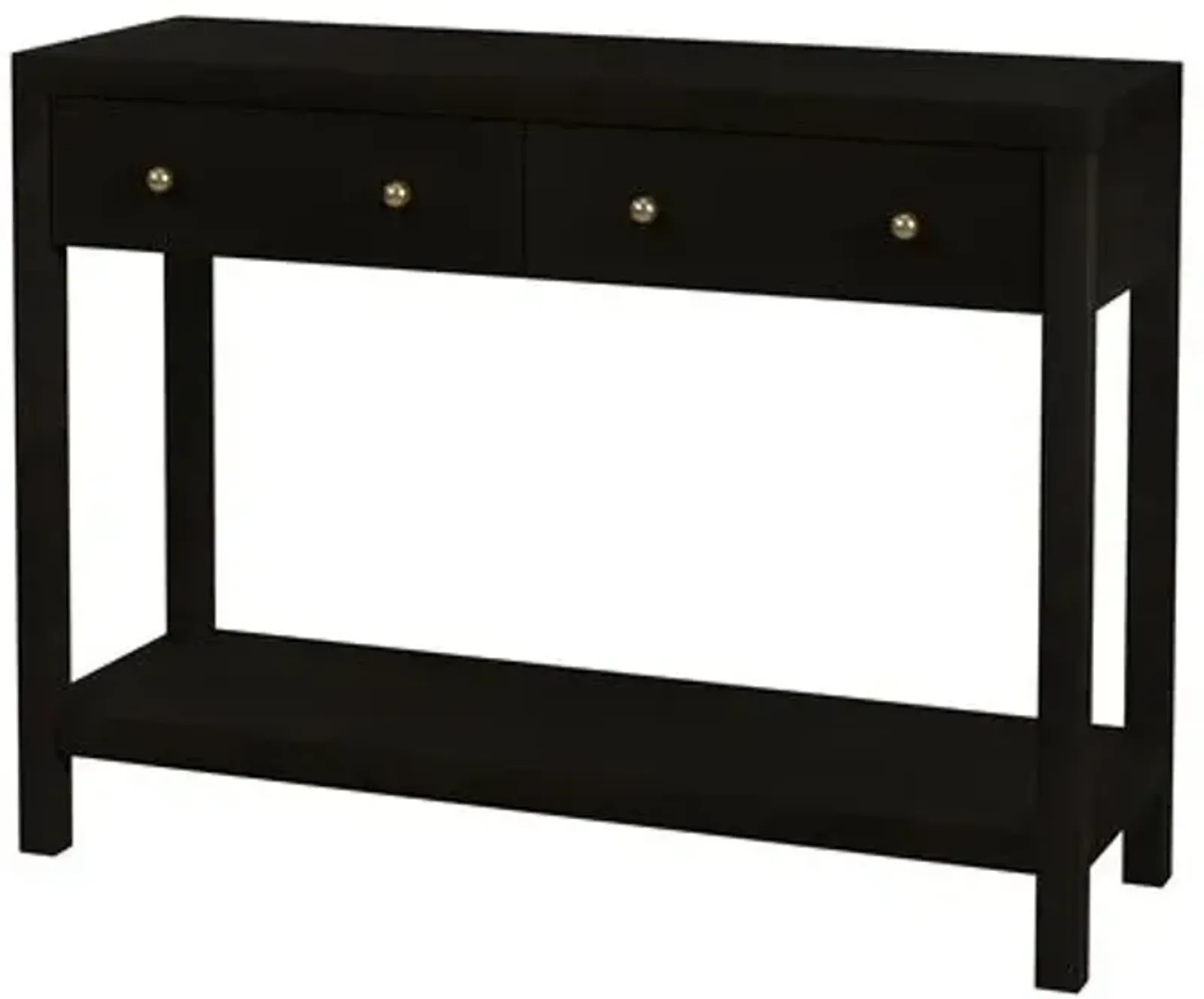 Charlie 2-Drawer Console Table - Brown